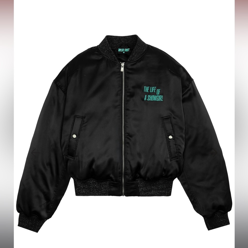 Taylor Swift The Life of a Showgirl Wi$hli$t Bomber Jacket Size Large